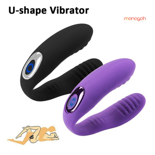 (Sexual) recargable en forma de U 10 velocidades vibrador clítoris punto G masajeador mujeres juguete Sexual