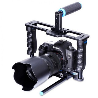 Yelangu - barra estabilizadora para cámara DSLR (15 mm), color negro
