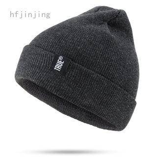 Hfjinjing nueva moda de invierno sombreros de punto para hombres mujeres