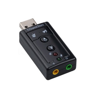 Channel Kebidumei USB 2.0 tarjeta de sonido 5.1 Cable adaptador externo (4)