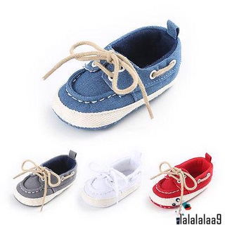 Walkers LA-Baby Zapatos , Antideslizante Suela Suave De Caminar , Primeros Caminantes Cordones Zapatillas (1)