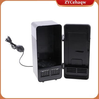 Mini Refrigerador Portátil Para Coche 5V Calor Y USB Frío Luz LED