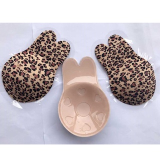 starshopLeopard Rabbit Ear Chest Stickers Sexy Invisible Bra Can Cut