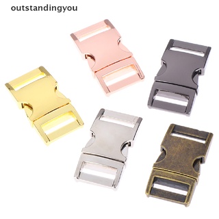 Outstandingyou 15MM Metal side release curved buckles for paracord bracelet dog cat buckles Hot