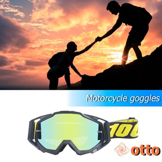 Otto.367 lentes doradas gafas de Motocross casco de motocicleta Dirt Bike ATV gafas