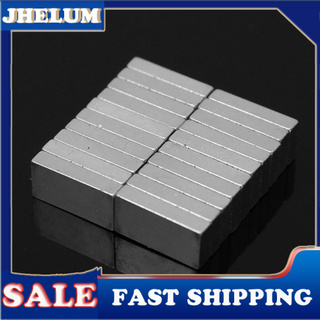 jhelum 20pcs 10x5x2mm n52 super fuerte forma cuboide bloques de tierra rara imanes de neodimio
