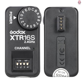 Nuevo Godox XTR-16S 2.4G Inalámbrico Sistema X Control Remoto Receptor Flash Para VING V860 V850