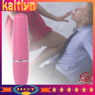 <Kaitlyn> lápiz labial vibrador automático en forma portátil ABS adultos vibrador palo para mujer