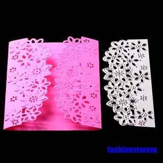 Hueco marco de flores de Metal troqueles de corte de Scrapbooking álbum de tarjetas de papel plantilla (1)