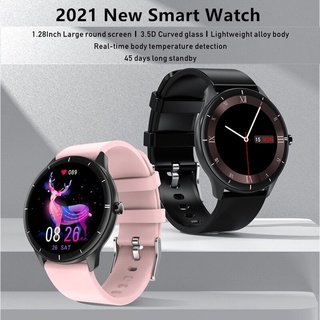 New Smart Watch Men Women Blood Pressure Heart Rate Body Temperature Monitoring Fitness Tracker Smartwatch for Android iOS