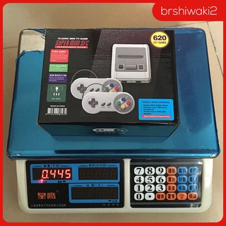 [brshiwaki2] kit de consola de juegos clásico retro 620 en 1 infantil juegos ricos 2 jugadores modo (6)