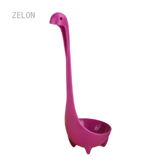 ZELON Creative sopa cuchara lindo dinosaurio soporte Vertical avena cuchara vajilla de cocina cuchara (1)