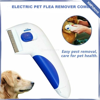 [xmftdqvo] peine eléctrico de pulgas para perros, peine de pulgas, herramienta de eliminación de pulgas, cepillo removedor de piojos utilizado para eliminar piojos y pulgas