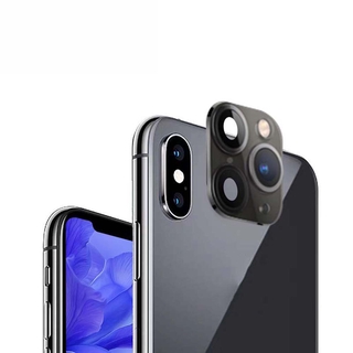 ALISONDZ - adhesivo falso para iPhone XR para iPhone X/XS Max, cambio a iPhone 11, cubierta completa a prueba de arañazos, Protector de cámara trasera, Multicolor (7)
