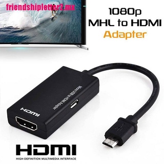 [friendshipletter2.mx]micro usb 2.0 a hdmi hdtv tv hd cable adaptador para celular samsung lg s7