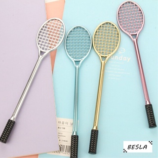 Corea creativo papelería lindo raqueta de tenis raqueta de bádminton raqueta de Gel manga pluma firma oficina Besla (1)