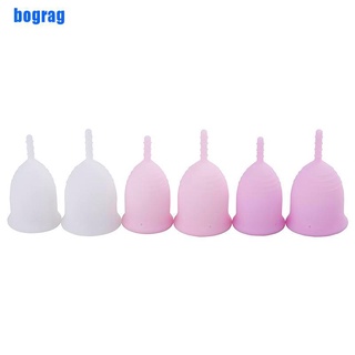 [bograg] S L copa Menstrual de silicona reutilizable para mujer y mujer período suave tazas médicas Gor