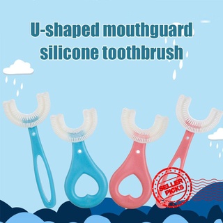 [listo stock] cepillo de dientes en forma de u cepillo de dientes en forma de u cepillo de dientes de silicona k4o8