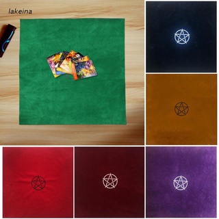 lak 50×50cm pentagramas tarots tarjeta mantel terciopelo bruja adivinación altar tela juegos de mesa runas oracle card pad