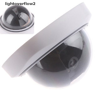 [lightoverflow2] Household outdoor cctv camera fake security dummy camera with led light [new] (1)