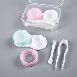 UYAAI Travel Portable Eyewear Accessorie Contact Lenses Suction Lenses Box Lens container Cups Stick Contact Lens Case with tweezers