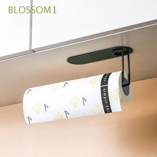 BLOSSOM1 Rollos grandes Soporte para toallas de papel Durable Envoltura de plástico Soporte web para cocina / baño Pegar en la pared Robusto Montaje en pared Autoadhesivo Debajo del gabinete/Multicolor