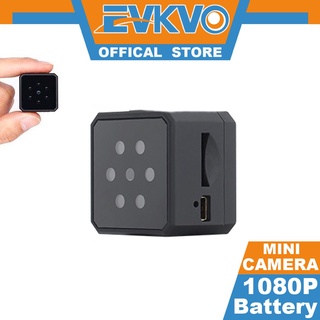 Evkvo - HD 1080P Mini cámara CCTV cámara Micro portátil videocámara Sport DV grabación directa grabadora de vídeo espía cámara