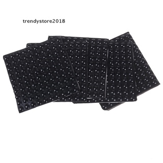 trendystore2018 100pcs negro autoadhesivo pies de goma semicírculo parachoques puerta buffer pad mx