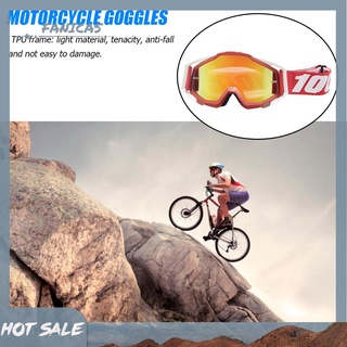 Fanicas 367 lentes rojos de Motocross gafas de moto casco de moto Dirt Bike ATV gafas (4)