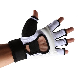 [tiktok hot] unisex niños adultos medio dedo guantes de boxeo muay thai gym guantes acolchados protector de mano