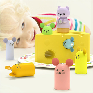 hea gato y ratón juego queso laberinto juguetes de los niños educación temprana diversión interacción