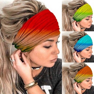 Moda banda para el cabello Yoga deportes diadema accesorios para el cabello mujeres Multicolor