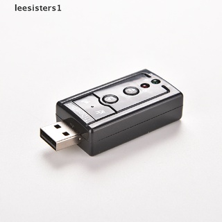 leesisters1 nuevo mini usb 2.0 3d virtual 12mbps externo 7.1 canales audio tarjeta de sonido adaptador mx
