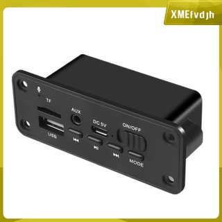 [XMEFVDJH] USB Decoder Board, 5V Bluetooth Module, AUX Audio Module Player, FM Radio w/ Power Amplifier, 2 x 3W Support MP3 USB TF