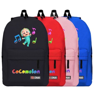 niñas niñosadolescente portátil aire compras casual mochila cocomelon impresión mochilas al escolar diario libre