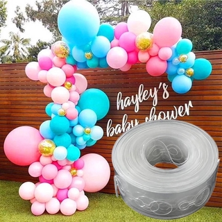 5m cadena De globos Arco Conectar Tira De globos soporte De cadena cinta Para fiesta De cumpleaños De bodas suministros De fiesta
