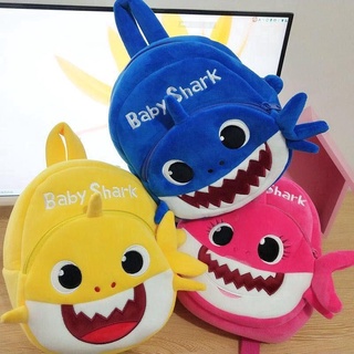 Mochila para niños con tiburón bebé suave, bolso de felpa suave, bolso escolar suave, bolso de hombro, regalo para niños
