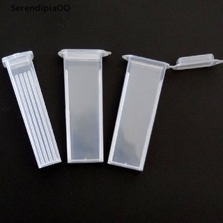 SerendipiaOD-Microscopio De Plástico Para Portaobjetos , Soporte De Vidrio , Caja De Almacenamiento , 5 Dispensadores