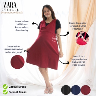 Vestido para mujeres embarazadas mono lactancia Zara moda presente vestido - DRO 744