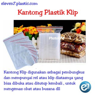 Clip de bolsas de plástico - bolsa flexible 30x40cm contenido 100pcs