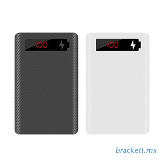 brack l5 pantalla lcd 5x18650 batería caso banco del poder shell cargador caja sin batería