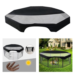 1pcs resistente mascota ejercicio sombra octagonal recinto gato perro jaula cubierta (1)