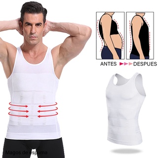 Faja De Hombre Camiseta Reductora Modeladora De Postura Gym (1)