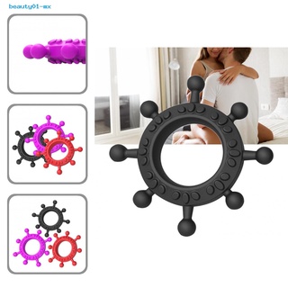 beauty01.mx Larger Erection Cock Ring Dildo Foreskin Delay Ring Easy to Clean for Male Masturbators