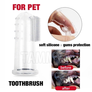 cepillo de dientes dedo cachorro de silicona higiene dental limpieza perro gato mascota bebé recién nacido gatito cepillo de dientes celebrar