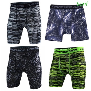 Sunf-Pantalones Cortos Deportivos Para Hombre , Gimnasio , Compresión , Bajo La Capa Base ,