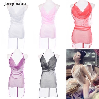 [Jerrymaou] Sexy Lingerie Sleepwear Lace Women's G-string Dress Underwear Babydoll Nightwear DAGH