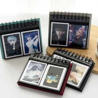 Kpop escritorio de pie Mini Polaroid álbum de fotos de 3 pulgadas álbum de fotos escritorio calendario álbum de fotos (4)