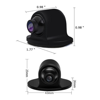 Nueva cámara trasera de marcha atrás de 360 ​​° para coche, visión lateral HD, visión nocturna 【BLACKJACK】 (6)