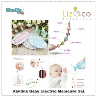 Kandila Baby - juego de manicura eléctrico, Trimmer KDL 008-4
